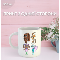 Кружка В Мире Дэнди (Денди) Roblox Dandy's World с принтом керамическая чашка 330 мл