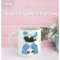 Кружка Андертейл з принтом керамічна чашка Undertale 330 мл