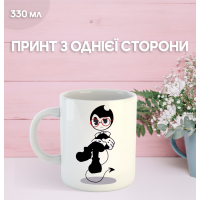Кружка Бенди и чернильная машина с принтом керамическая чашка Bendy and the ink machine 330 мл