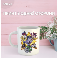 Кружка Бравл старс Brawl Stars с принтом керамическая чашка 330 мл