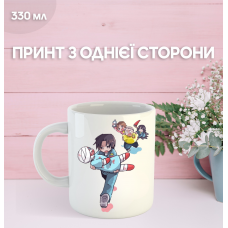 Кружка Mouthwashing Ополіскувач для рота гра з принтом керамічна чашка 330 мл