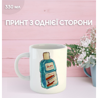 Кружка Mouthwashing Ополіскувач для рота гра з принтом керамічна чашка 330 мл