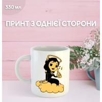 Кружка Бенді та чорнильна машина з принтом керамічна чашка Bendy and the ink machine 330 мл