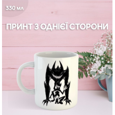 Кружка Бенді та чорнильна машина з принтом керамічна чашка Bendy and the ink machine 330 мл