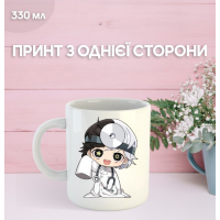 Кружка Бродячі пси з принтом керамічна чашка Bungo Stray Dogs 330 мл