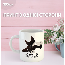 Кружка Бенді та чорнильна машина з принтом керамічна чашка Bendy and the ink machine 330 мл