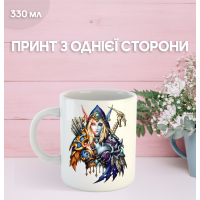 Кружка World of Warcraft ворлд оф варкрафт Мир военного ремесла с принтом керамическая чашка 330 мл