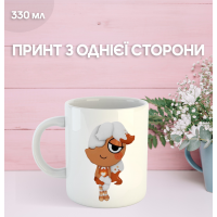 Кружка У Світі Денді Roblox Dandy's World з принтом керамічна чашка 330 мл