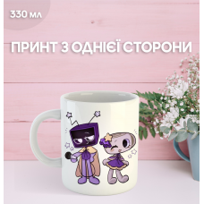 Кружка У Світі Денді Roblox Dandy's World з принтом керамічна чашка 330 мл