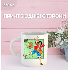 Кружка Ван Піс One Piece аніме з принтом керамічна чашка 330 мл
