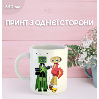 Кружка В Мире Дэнди (Денди) Roblox Dandy's World с принтом керамическая чашка 330 мл