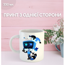 Кружка У Світі Денді Roblox Dandy's World з принтом керамічна чашка 330 мл