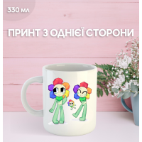 Кружка У Світі Денді Roblox Dandy's World з принтом керамічна чашка 330 мл