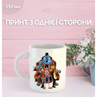 Кружка Ван Пис One Piece аниме с принтом керамическая чашка 330 мл