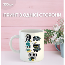 Кружка У Світі Денді Roblox Dandy's World з принтом керамічна чашка 330 мл