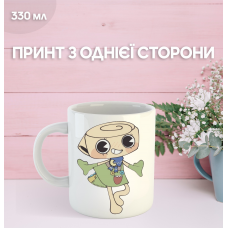 Кружка У Світі Денді Roblox Dandy's World з принтом керамічна чашка 330 мл