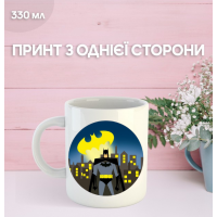 Кружка Бэтмен Batman DC Comics с принтом керамическая чашка 330 мл