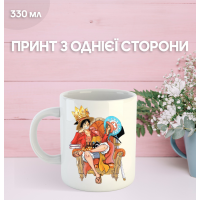 Кружка Ван Піс One Piece аніме з принтом керамічна чашка 330 мл