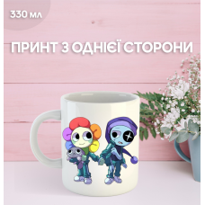 Кружка У Світі Денді Roblox Dandy's World з принтом керамічна чашка 330 мл