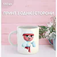 Кружка У Світі Денді Roblox Dandy's World з принтом керамічна чашка 330 мл