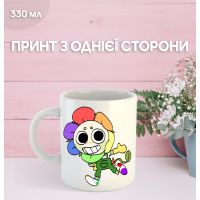 Кружка У Світі Денді Roblox Dandy's World з принтом керамічна чашка 330 мл