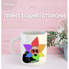 Кружка У Світі Денді Roblox Dandy's World з принтом керамічна чашка 330 мл