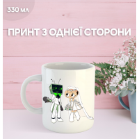 Кружка У Світі Денді Roblox Dandy's World з принтом керамічна чашка 330 мл