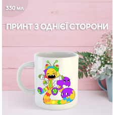 Кружка У Світі Денді Roblox Dandy's World з принтом керамічна чашка 330 мл