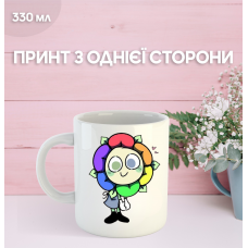 Кружка У Світі Денді Roblox Dandy's World з принтом керамічна чашка 330 мл