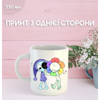 Кружка У Світі Денді Roblox Dandy's World з принтом керамічна чашка 330 мл