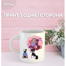 Кружка У Світі Денді Roblox Dandy's World з принтом керамічна чашка 330 мл