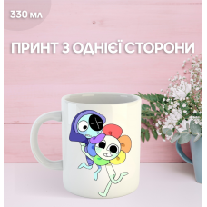 Кружка У Світі Денді Roblox Dandy's World з принтом керамічна чашка 330 мл