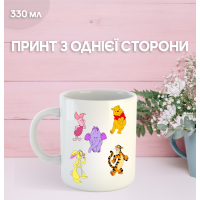 Кружка Вінні Пух з принтом керамічна чашка Winnie the Pooh 330 мл