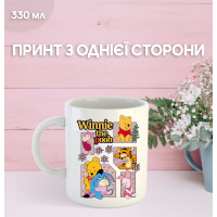 Кружка Вінні Пух з принтом керамічна чашка Winnie the Pooh 330 мл