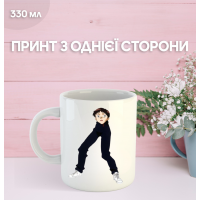 Кружка Євангеліон Сіндзі Ікарі з принтом керамічна чашка Evangelion Shinji Ikari аніме 330 мл