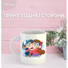 Кружка Гравіті Фолз Gravity Falls з принтом керамічна чашка 330 мл