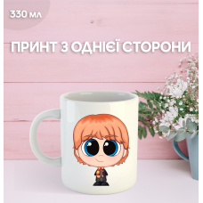 Кружка Гаррі Поттер з принтом керамічна чашка Harry Potter 330 мл