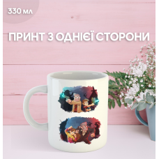 Кружка Гравіті Фолз Gravity Falls з принтом керамічна чашка 330 мл