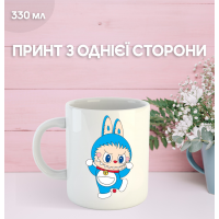 Кружка Лабубу Labubu з принтом керамічна чашка 330 мл