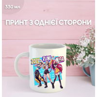 Кружка Кейпоп мисливці на демонів K-Pop Demon Hunters з принтом керамічна чашка 330 мл