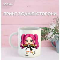 Кружка Кейпоп мисливці на демонів K-Pop Demon Hunters з принтом керамічна чашка 330 мл