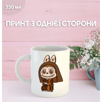 Кружка Лабубу Labubu з принтом керамічна чашка 330 мл