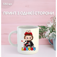 Кружка Лабубу Labubu з принтом керамічна чашка 330 мл