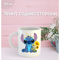 Кружка Ліло та Стіч з принтом керамічна чашка Lilo & Stitch 330 мл