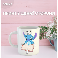 Кружка Лило и Стич с принтом керамическая чашка Lilo & Stitch 330 мл Uk_848