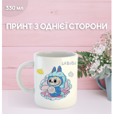 Кружка Лабубу Labubu з принтом керамічна чашка 330 мл