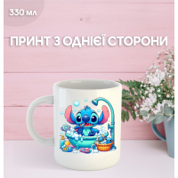 Кружка Лило и Стич с принтом керамическая чашка Lilo & Stitch 330 мл Uk_848