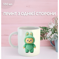 Кружка Лабубу Labubu с принтом керамическая чашка 330 мл