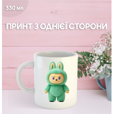 Кружка Лабубу Labubu з принтом керамічна чашка 330 мл