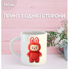 Кружка Лабубу Labubu з принтом керамічна чашка 330 мл